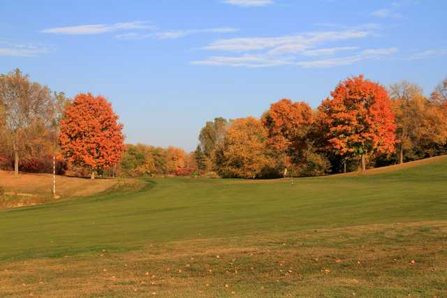 A view of a fairway at Baker National Golf Course