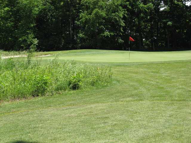 A view of green #10 at Pierce Lake Golf Course