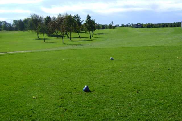 A view from a tee at Hidden Haven Country Club
