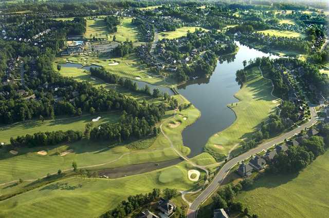 Aerial view of NorthStone Country Club