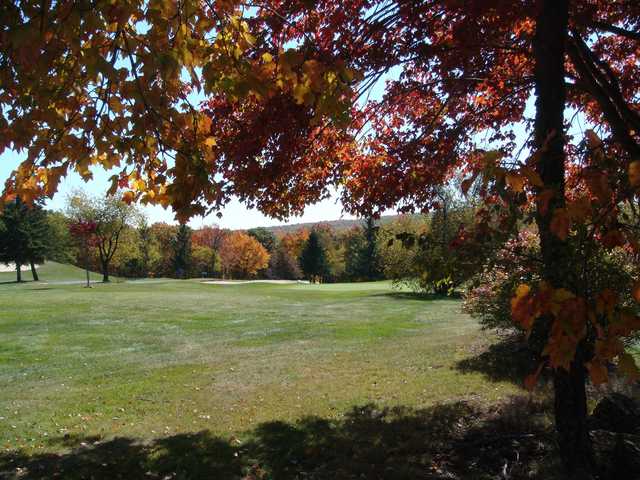 A view from the right side of a fairway at Wilkes-Barre Golf Club