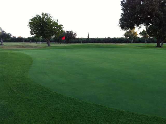 A view of a hole at James C. Haggerty North Kern Golf Course