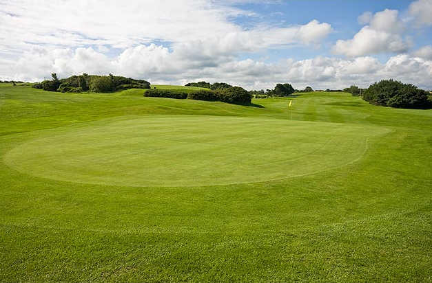 A view of the 18th green at Donaghadee Golf Club