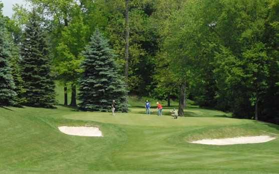 A view of a green at Sleepy Hollow Country Club