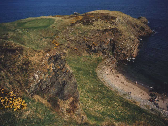 Aerial view from Royal Tarlair Golf Club