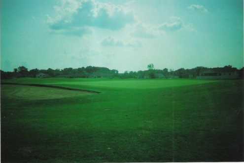 A view of the 12th green at Duck Creek Golf Course