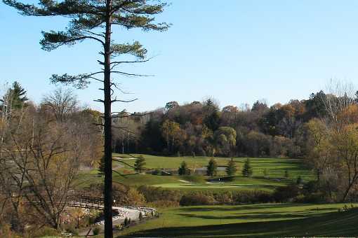 A view of a fairway from Bridges at Tillsonburg