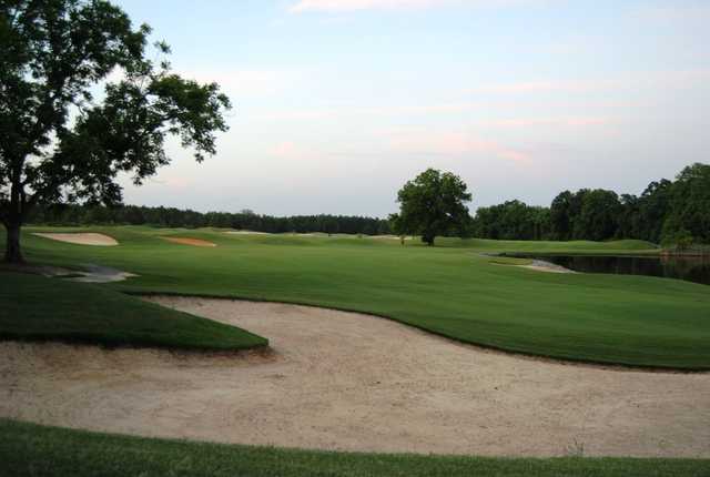 A view of the 18th fairway at Golf Club of South Georgia