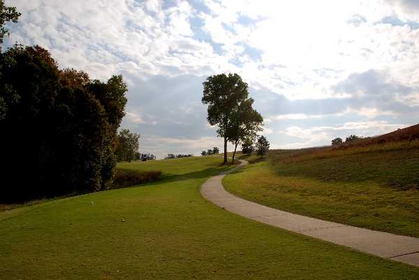 A view from tee #2 at Pebble Brook Golf Course