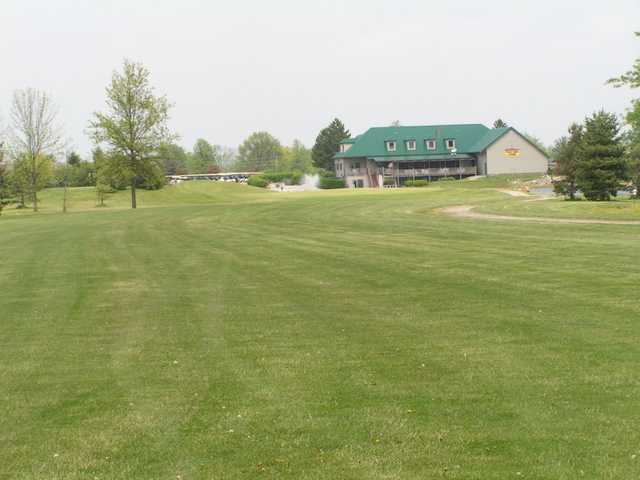 A view from a fairway at Timberview Golf Club