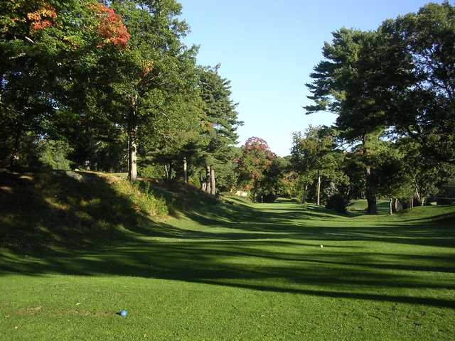 A view from the 1st tee at Guilford Lakes Golf Course