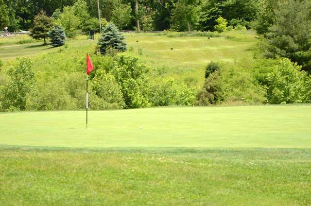 A view of a hole at Legendary Run Golf Club