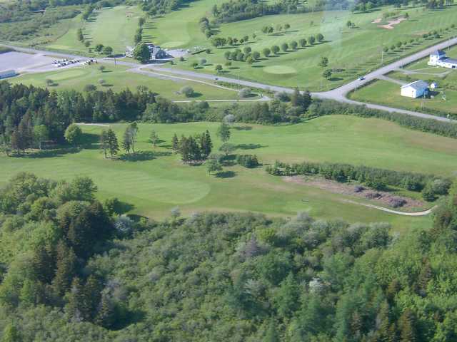 Aerial view of some fairways at Clare Golf and Country Club