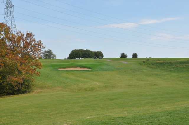 A view of the 8th green at Peninsula Golf Resort