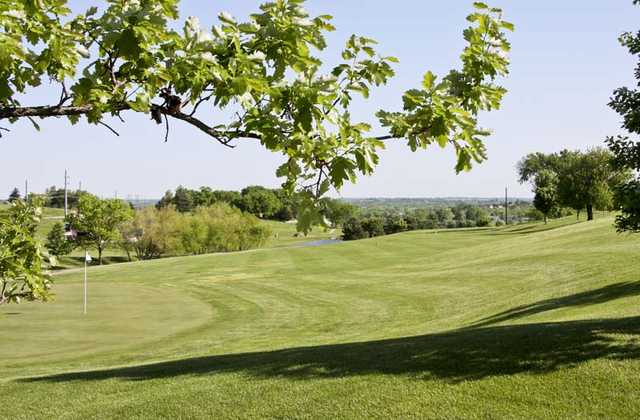 A sunny day view from Shiloh Springs Golf Club