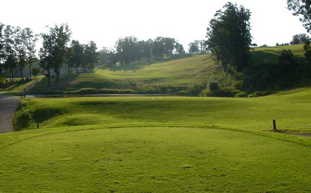 A view from the 18th tee at Country Land Golf Course