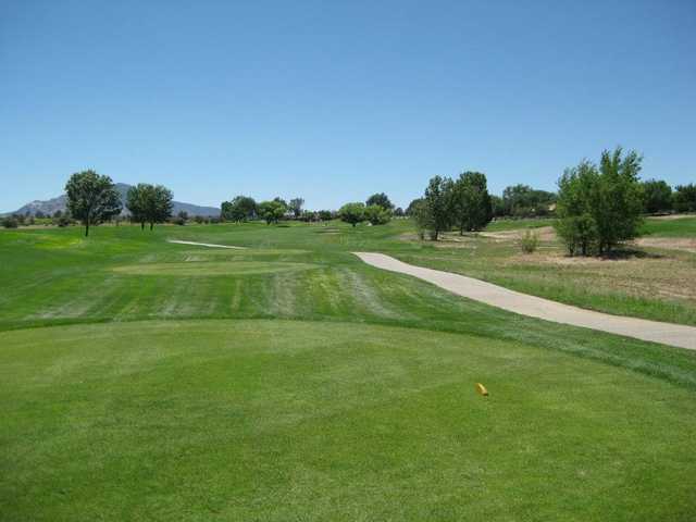 A view from the 18th tee at South from Antelope Hills Golf Course