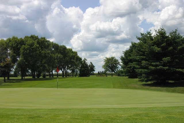 A view of the 3rd green at Midland Golf Club.