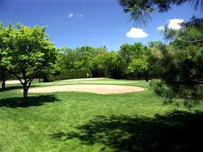 A view of a hole at Libertyville Golf Course