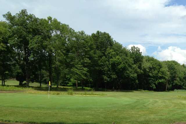 A view of a green at Preakness Valley Golf Course