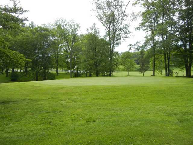 A view of a hole at Hemlock Springs Golf Club