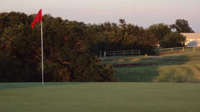 A view of a hole at River Creek Park Golf Course