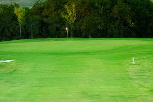 A view of a hole at River Creek Park Golf Course