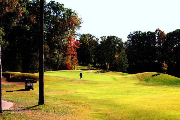 A fall view from Hickory Ridge Golf Center
