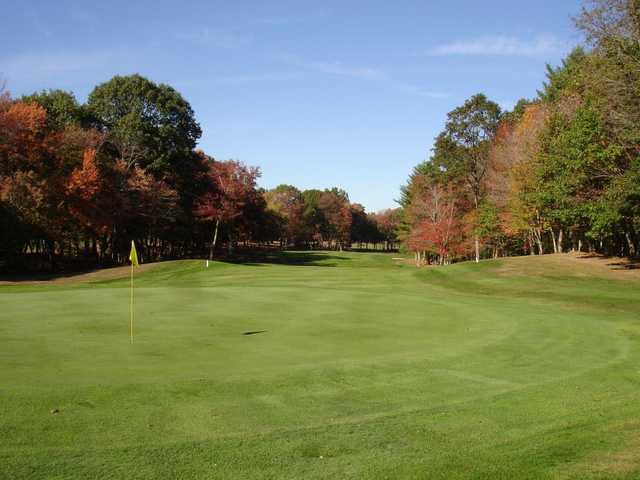 Looking back from the 12th hole at Skungamaug River Golf Club