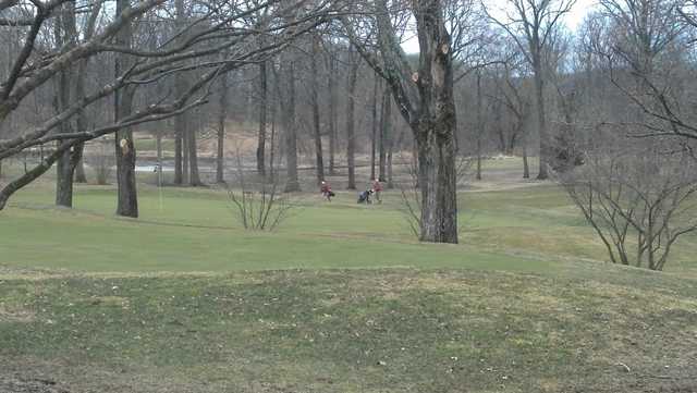 A view of a hole at Spook Rock Golf Course