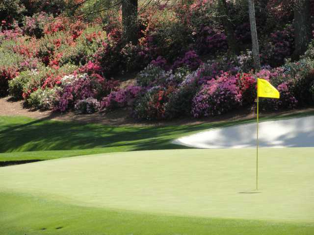 A view of a hole from the Links at Ireland Grove