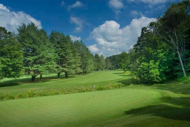 A view of a hole at Woodstock Country Club