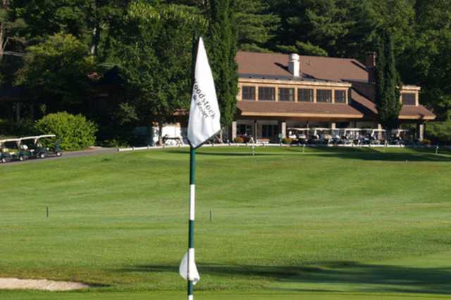 A view from a green at Woodstock Country Club