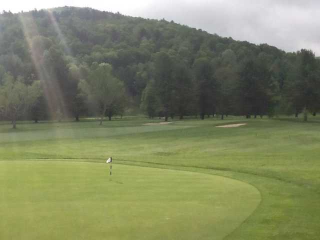 A sunny day view from Woodstock Country Club
