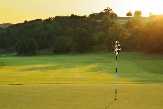 A view of a hole at Exeter Country Club