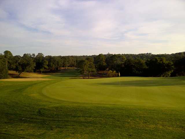 A view of a green at Eglin AFB Golf Course