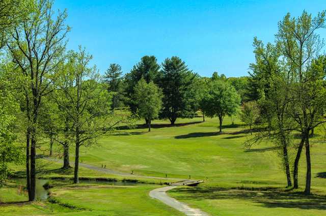 A view of the 1st fairway at Back from Rolling Green Golf Club