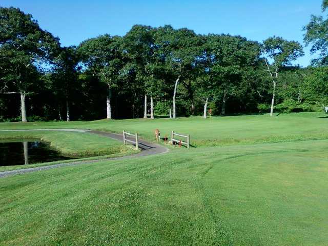 A view of the 11th green at Little Harbor Country Club