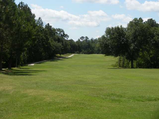 A view of a fairway at Abita Springs Golf & Country Club