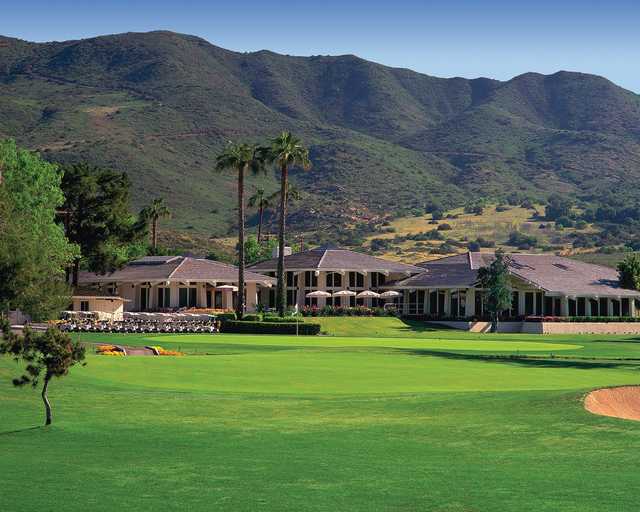 A view af a green at Pala Mesa Resort