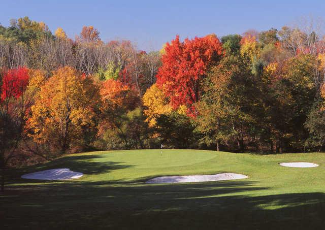 A view of hole #4 at River Vale Country Club