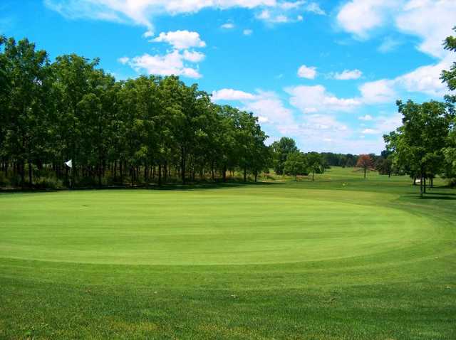 A view of a green at Tyler Creek Golf Club