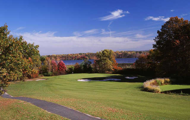 A view of hole #6 at River Vale Country Club