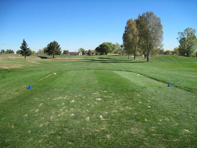 A view from a tee at Greenway Park Golf Course