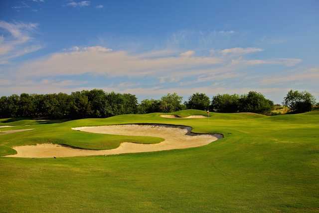 A view of a hole at Tangle Ridge Golf Club