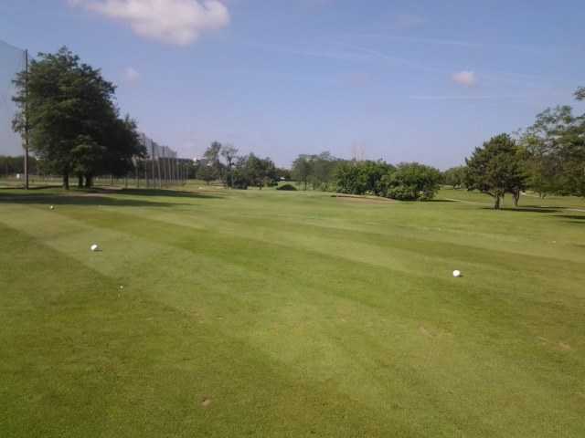 A view of a fairway at Fresh Meadow Golf Course