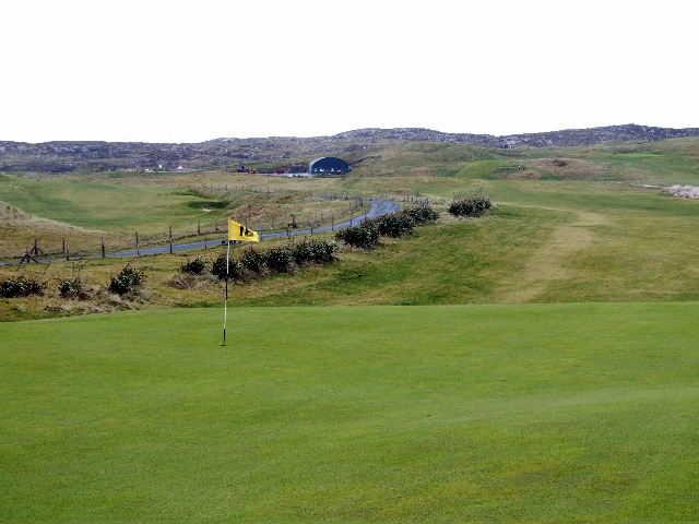 Connemara has several elevated greens on the back nine.