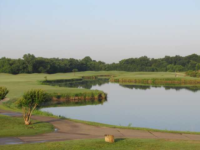 A sunny day view from Riverside Golf Club