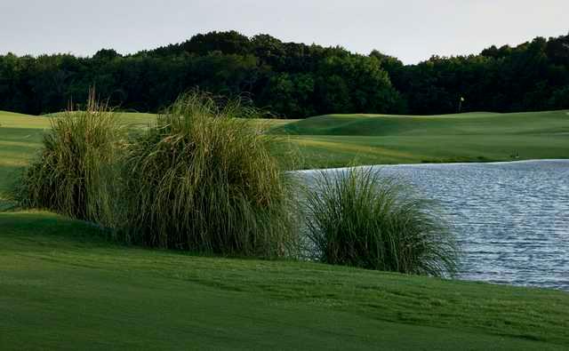 A view over the water from Twin Creeks Golf Course