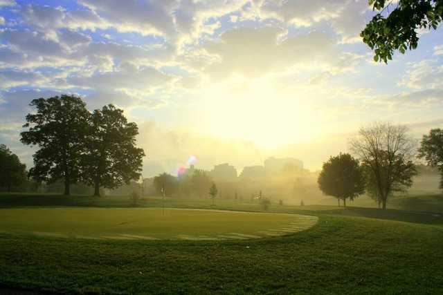 A view of the 8th green at Highlands Golf & Tennis Club